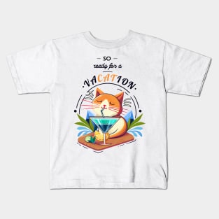 Vacation kitty II Kids T-Shirt